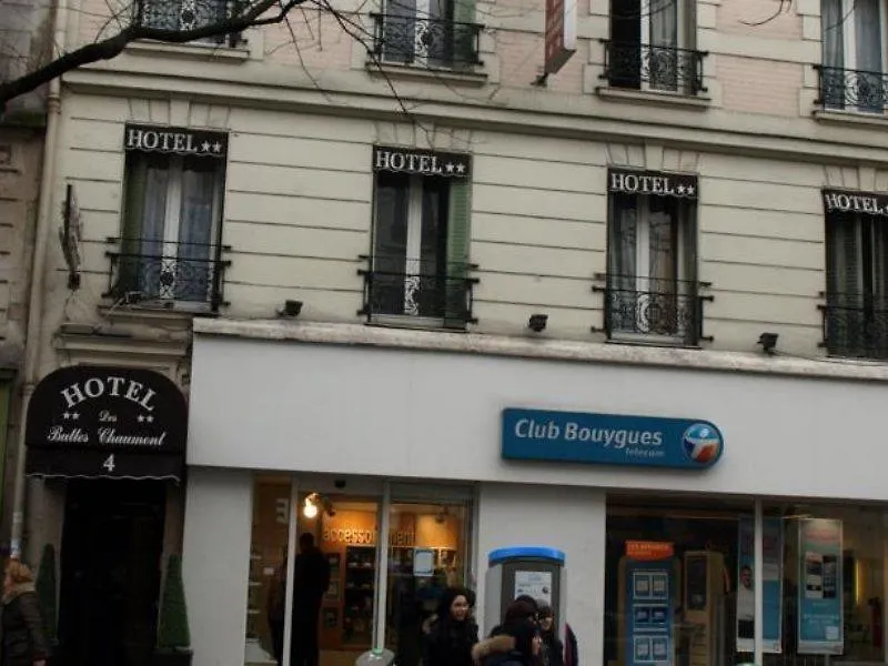 Hotel Des Buttes Chaumont París 2*,